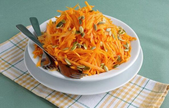salata „Toamna” pe bază de semințe de dovleac ajută împotriva prostatitei